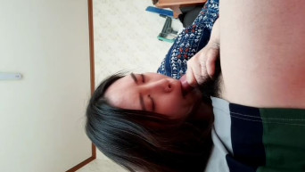 활동복 입은 남친에게 오랄