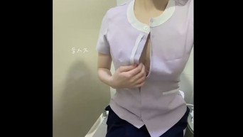 비뇨기과 간호사년 일하다말고 화장실 자위 【ㅎㅅㅈ】