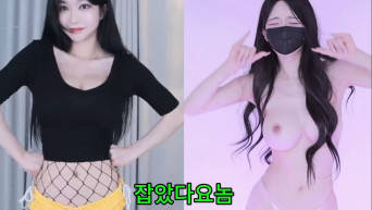 여캠 솜사탕 잡았다요놈