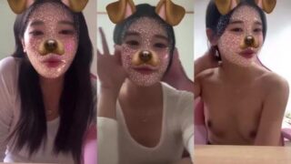 존예 강아지필터 인스타 라방